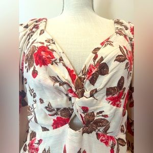 Floral long sleeve dress, BRAND NEW w/tags  - size large